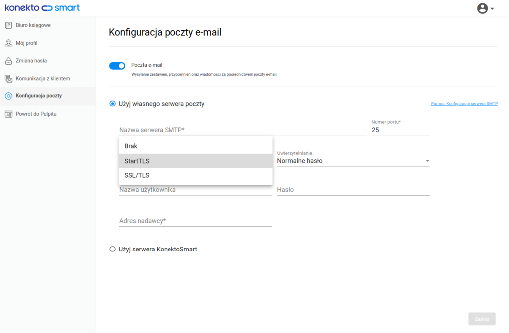 Konfiguracja własnego serwera poczty e-mail