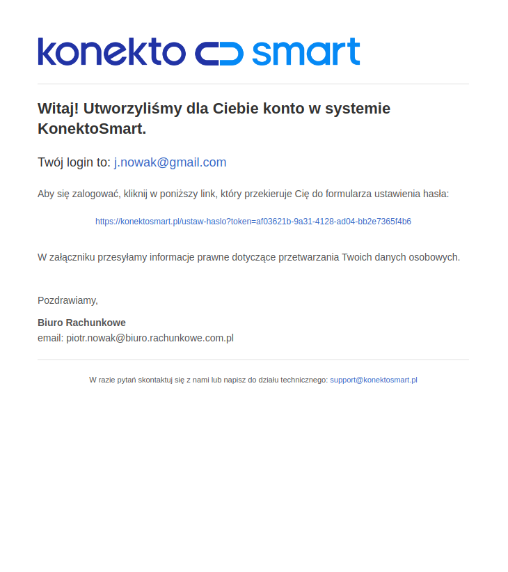 E-mail aktywacyjny
